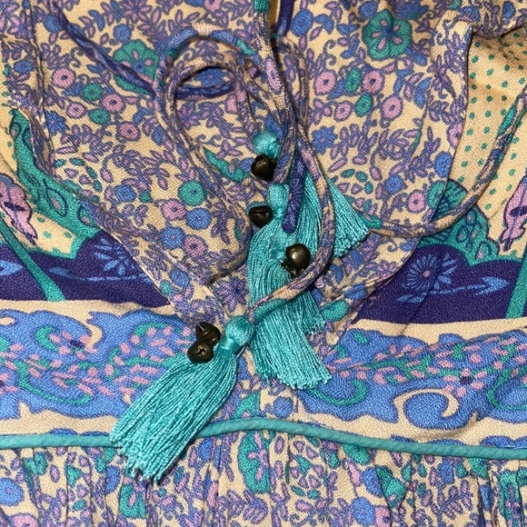 Vintage Spell & The Gypsy Xanadu Boho Gown Dress Size XL RARE HTF Dress - Picture 13 of 14